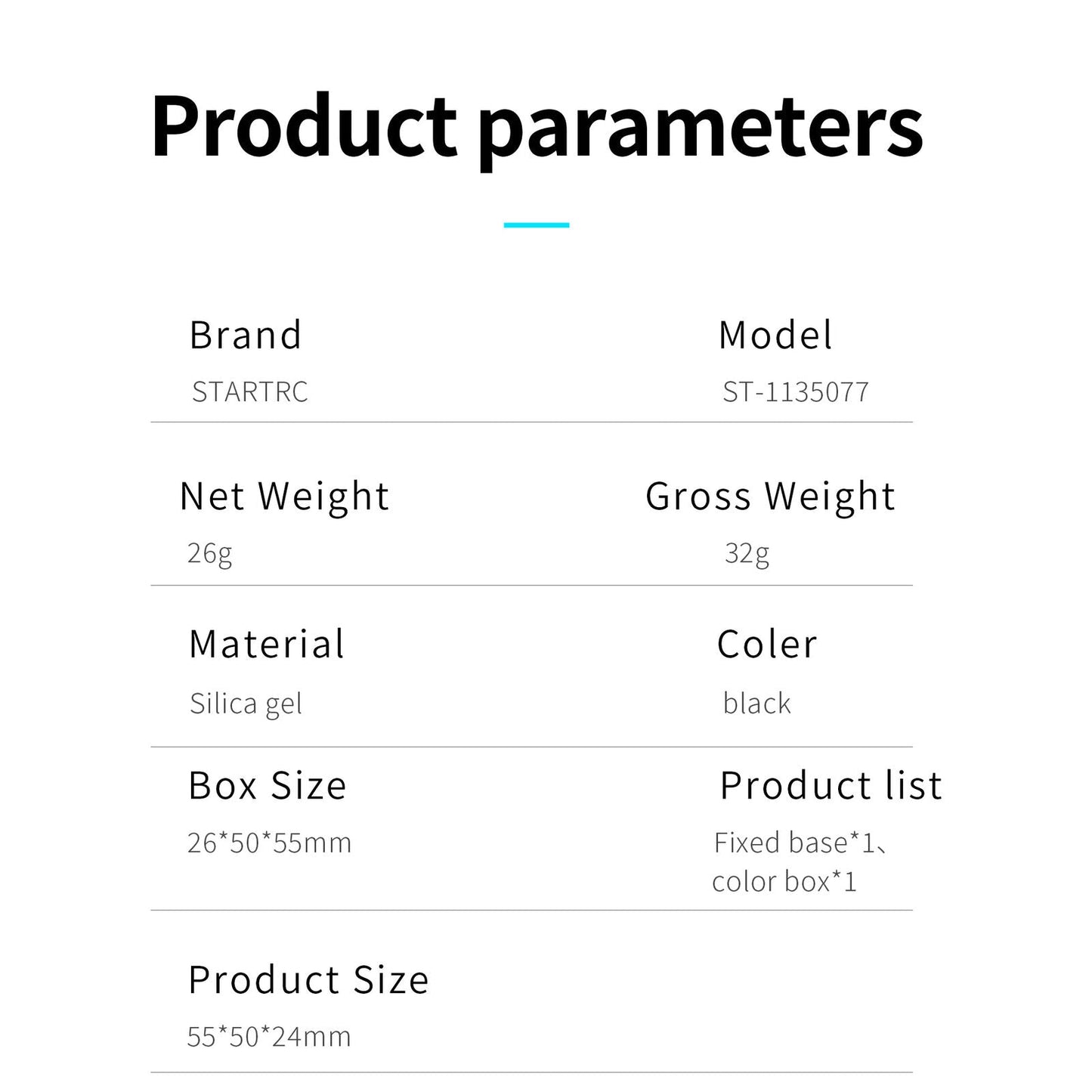 Silicone Fixed Base Stand for DJI Osmo Pocket 3 - StartRC